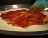 A picture of step 2 of No Yeast Pizza.