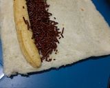 Foto langkah ke 2 dari resep Roti Goreng Pisang Cokelat.