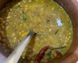 A picture of step 2 of Gota Masoor Dal (Pink lentils).