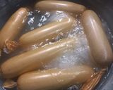 عکس مرحله 5 از دستور سوسیس مرغ خانگی