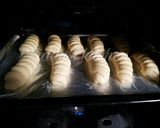 A picture of step 11 of Nutella stuffed caterpillar buns.