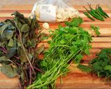 A picture of step 1 of Mike's Thai Basil Loose Pesto Condiment.
