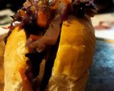 Foto del paso 3 de la receta: Sanguchitos de carne en tiritas con vegetales