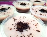 Foto langkah ke 4 dari resep Puding Oreo.