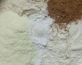 A picture of step 1 of Chocolate Cake (egg less).