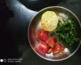 A picture of step 2 of Papad Chat.