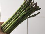 Risotto con espárragos y nata