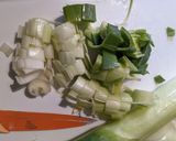 A picture of step 1 of Creamy leek and potato soup.