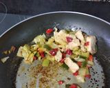 Foto del paso 3 de la receta: Fajitas de pavo con verduras