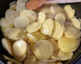 Une image de l'étape 2 de °Gratin de jambon à la cancoillotte°.