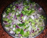 A picture of step 1 of Bread Poha.
