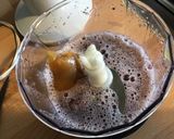 Une image de l'étape 4 de Sauce miel,cacahuètes,basilic pourpre et oignon nouveau.