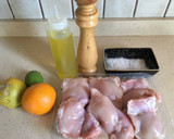 Foto del paso 1 de la receta: Contramuslos de pollo con cítricos