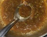 A picture of step 3 of Leftover rice Manchurian jain/regular.