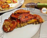 A picture of step 3 of Plantain frittata.