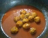 A picture of step 6 of Chicken meatballs spaghetti.