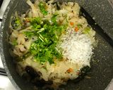 A picture of step 4 of Cabbage Poriyal.