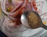 A picture of step 4 of Laccha Onion Salad.