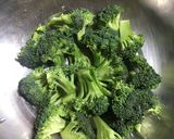 A picture of step 1 of Broccoli Potato Fry.