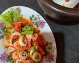Gambar langkah 3 resipi Yam Seafood (kerabu seafood ala thai).