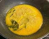 A picture of step 5 of Squid Curry Stuffed with Tofu and Egg.