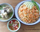 รูปขั้นตอนการทำที่ 4 ของ ข้าวผัดฮอทดอก #ทำขายรวย