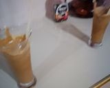 A picture of step 4 of #dalgona coffee challenge.
