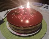 Foto del paso 6 de la receta: Tarta de la abuela con cobertura de chocolate brillante 🍫