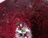 A picture of step 1 of Beetroot Curd.