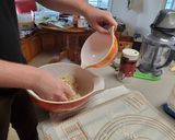 A picture of step 2 of Greek Pita Bread.