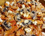 Une image de l'étape 5 de Tarte au potimarron, champignons et ricotta.