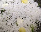 A picture of step 6 of Palak Biryani One Pot Meal.
