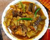 লাউ দিয়ে টাকি মাছ রেসিপির ধাপ 2 ছবি