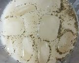 A picture of step 1 of Mint salty lassi/ savory lassi.