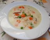 Tárkonyos raguleves recept fázis 3 fotója