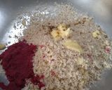 A picture of step 2 of Beetroot rose bouquet.