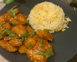 A picture of step 10 of Orange chicken 🍊🍛.
