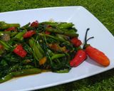 Foto langkah ke 5 dari resep Kangkung Saus Tiram.