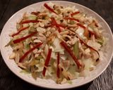 Foto del paso 12 de la receta: Ensalada de col con aderezo de lima, leche de coco y cacahuetes
