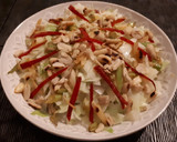 Foto del paso 12 de la receta: Ensalada de col con aderezo de lima, leche de coco y cacahuetes