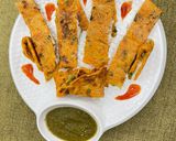 चीज़ स्टफ़्ड मूंग दाल बाइट्स (cheese stuffed moong dal bites recipe in Hindi) रेसिपी चरण 5 फोटो