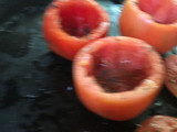 Tomate relleno al horno
