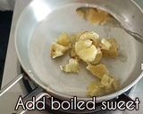 A picture of step 1 of Sweet potato kheer.