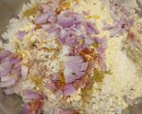 A picture of step 3 of Flattened rice or poha thalipeeth.