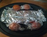 Foto del paso 2 de la receta: Salmón al vapor con lactonesa de hierbabuena y guarnición
