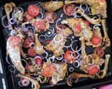A picture of step 3 of Oven grilled kienyeji chicken.
