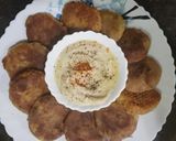 A picture of step 6 of Chickpeas healthy falafel & hummus.