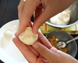 Foto langkah ke 3 dari resep Cilok isi abon ayam bumbu kacang.