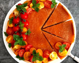 Foto del paso 5 de la receta: 🧀 PASTEL DE QUESO CON MERMELADA DE TOMATE 🍅