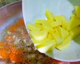 Foto langkah ke 4 dari resep Sup Kulit Ayam Tofu.